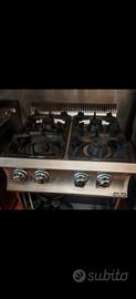 CUCINA 4 fuochi gas MBM