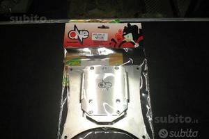 Porta targa estraibile click clack enduro cross