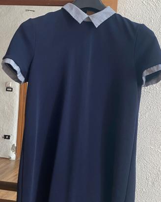 Mini abito blu