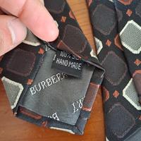 cravatte vintae seta burberry e gucci