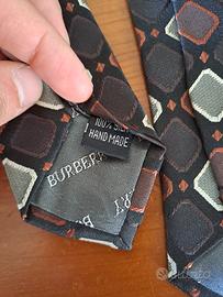 cravatte vintae seta burberry e gucci