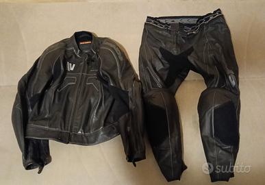 tuta moto pelle divisibile Spidi taglia 52