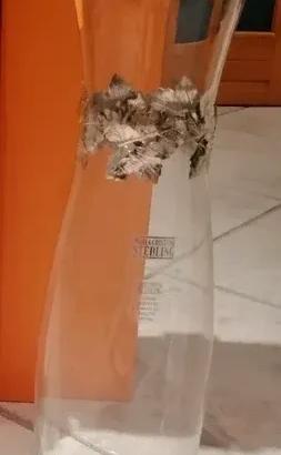 Vaso di cristallo marca Maria Cristina Sterling H