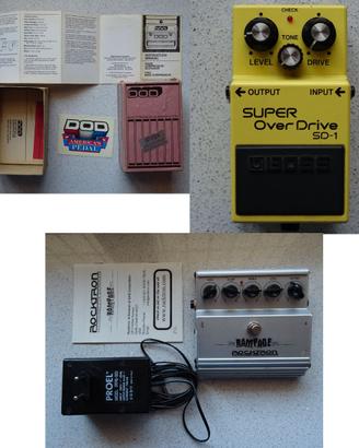 Pedalini chitarra basso Rampage Overdrive Dod BOSS