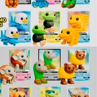 Set completo 12 card e portachiavi 2 serie cuties