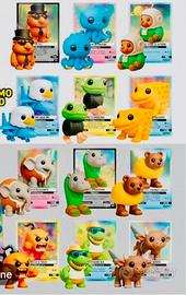 Set completo 12 card e portachiavi 2 serie cuties