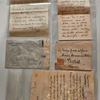 Collezione 3 documenti d'epoca imbustati