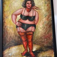 Salvo Lombardo olio su tela