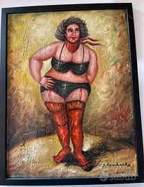 Salvo Lombardo olio su tela