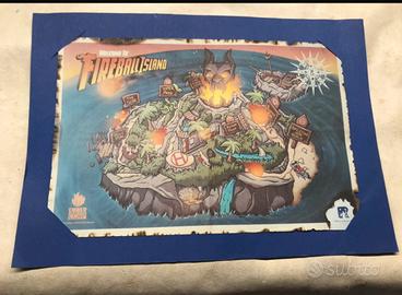 Mappa fireball island ediz Kikcstarter