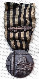Medaglia commemorativa operazioni in AOI 1935-36