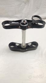 PIASTRA STERZO SUPERIORE E INFERIORE FORKASEN MOTO