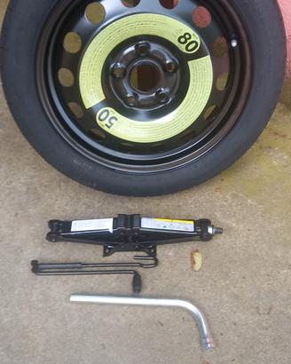 ruotino 125/70 r16 vw audi seat