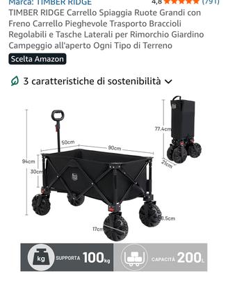 carrello spiaggia 