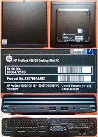 Mini PC professionale HP ProDesk 400 G6