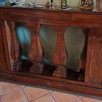 Balaustra antica primi 800 in legno massello