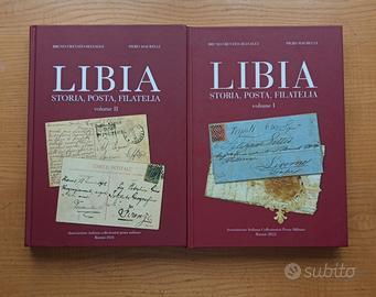 Set 2 Libri Libia Storia e Filatelia Vol. 1 e 2