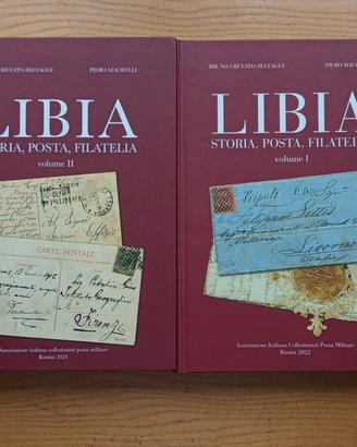 Set 2 Libri Libia Storia e Filatelia Vol. 1 e 2