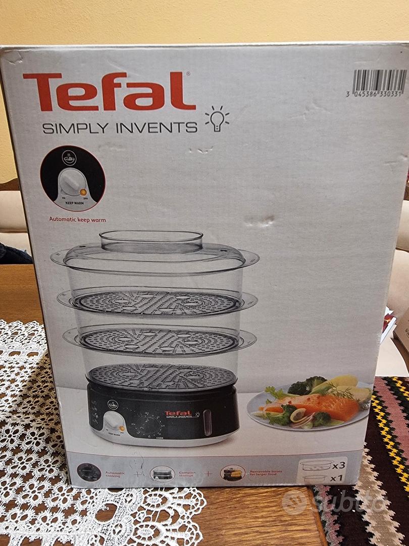 Vaporiera Tefal - piatto cotto al vapore 