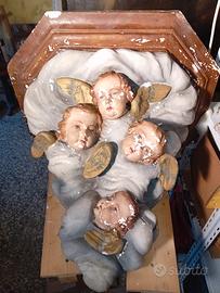 putti capitello mensola arte sacra