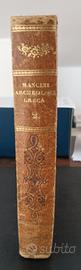2 libri antichi Ciceronis e archeologia greca 
