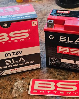 Batteria moto BIESSE SLA BTZ8V 12V YAMAHA/HONDA