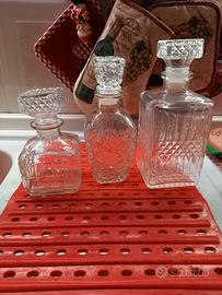 Bottiglie in vetro diamantato