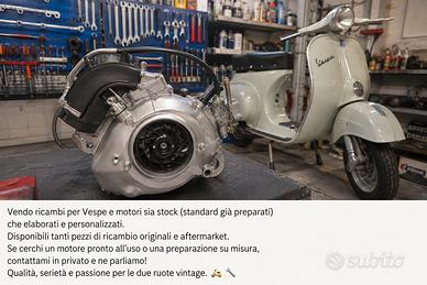 Motori e Ricambi Vespa – Stock, Elaborati