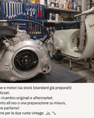 Motori e Ricambi Vespa – Stock, Elaborati