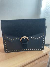 Borsa nera fibbia ori