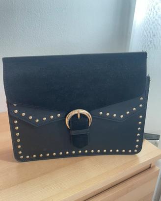 Borsa nera fibbia ori