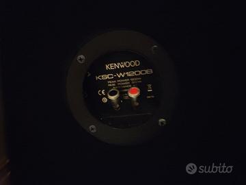 Subwoofer Kenwood, amplificatore Sony, stereo JVC