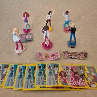 Kinder serie incompleta Barbie 2018 con cartine
