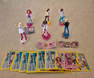 Kinder serie incompleta Barbie 2018 con cartine