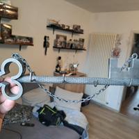 Portachiavi artigianale in ottone