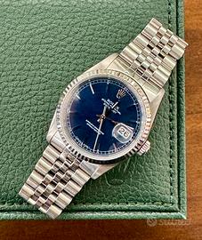 Rolex datejust store ghiera oro bianco