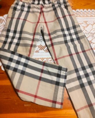 pantalone bimbo Burberry 6 anni