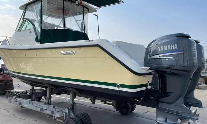 Coppia motori Yamaha 225 v 6 con strumentazione