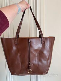 Borsa shopper marrone