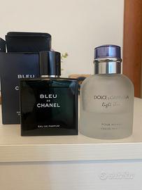 Profumi Chanel e Dolce&Gabbana