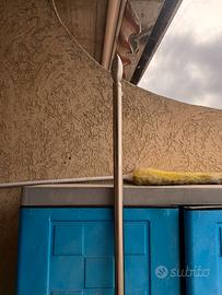 Bastone tenda metallo 197/200 cm