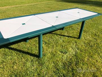 Tavolo in alluminio allungabile 100x290