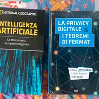2 libri Intelligenza Artificiale e Crittografia