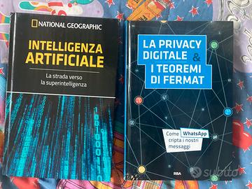 2 libri Intelligenza Artificiale e Crittografia