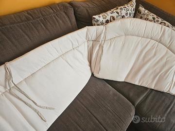 Cuscino paracolpi per lettino bambini