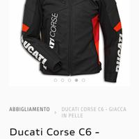 Giacca in pelle Ducati Corse C6