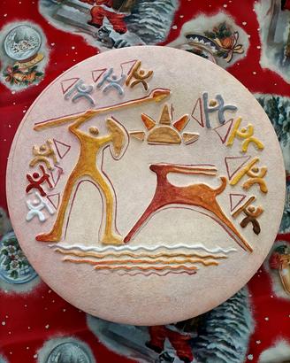 piatto in terracotta artigianale