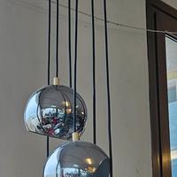lampadario anni 70 space age 