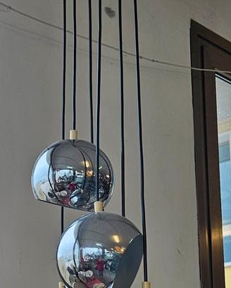 lampadario anni 70 space age 