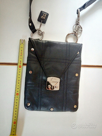 Borsa borsetta crossbody messenger vera pelle bolz